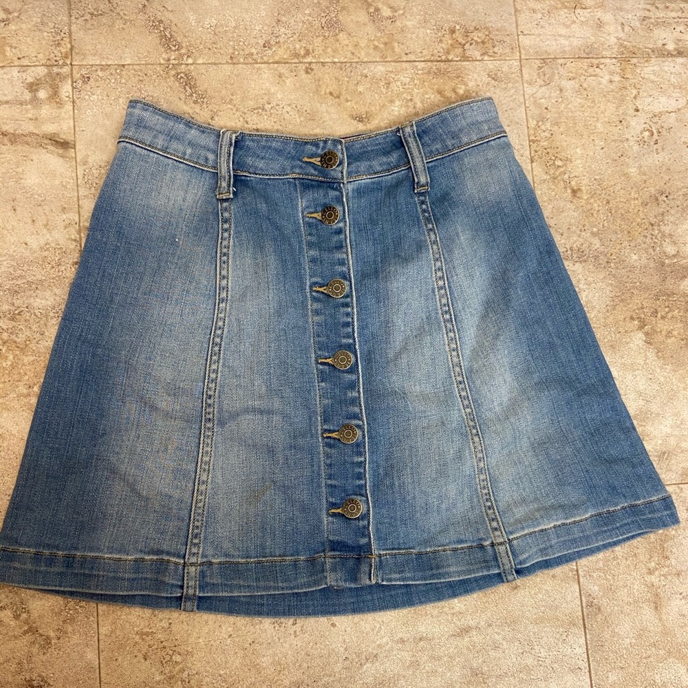 jean skirt